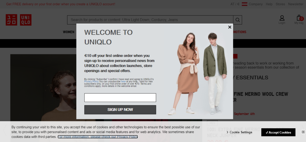 Welcome to Uniqlo